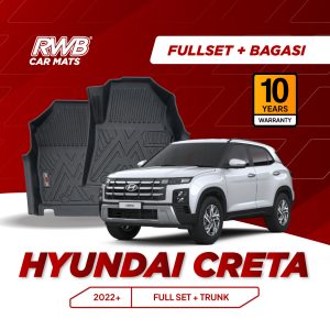 Karpet Mobil Hyundai Creta | TPE 4D Custom Fit Anti Slip Waterproof RWB