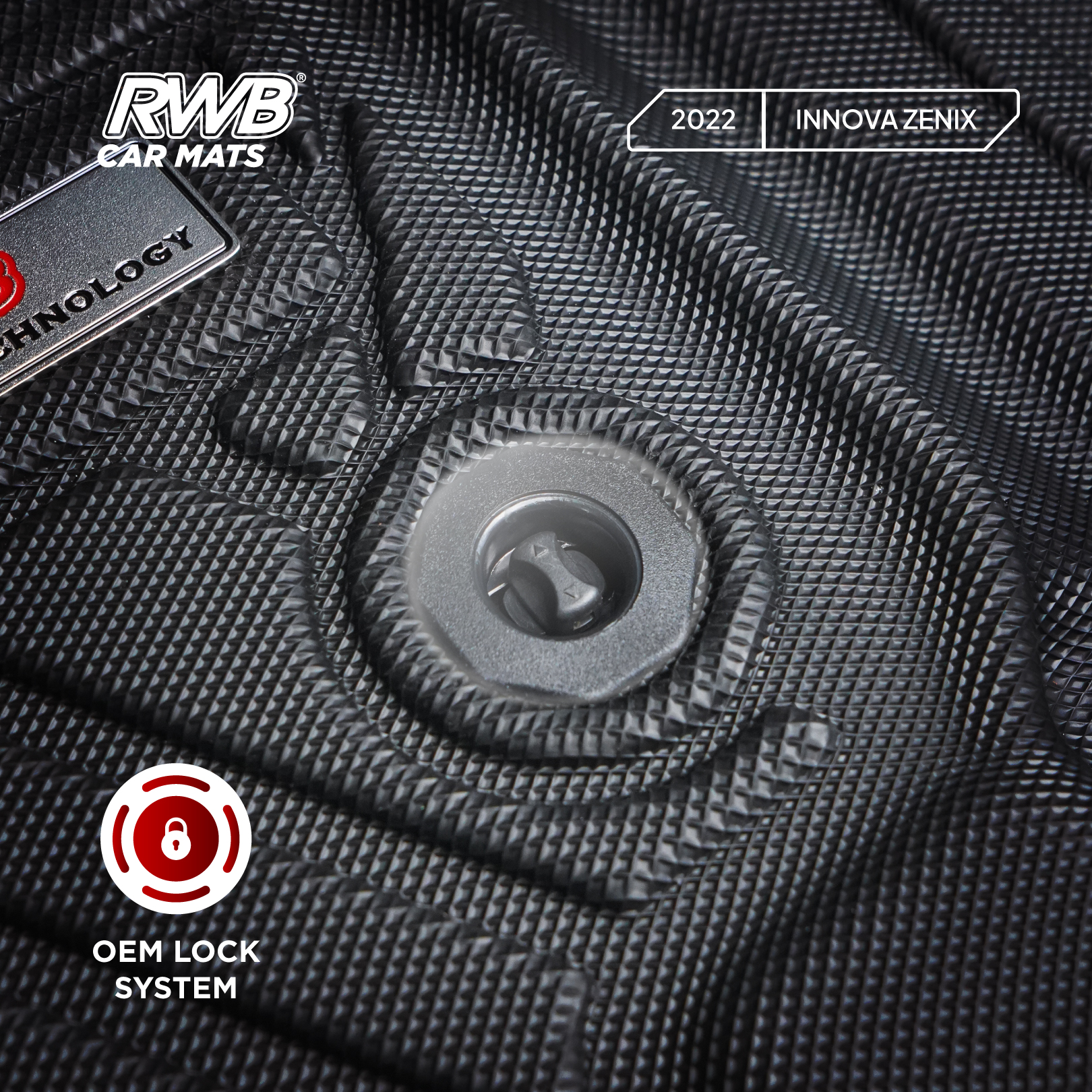 Karpet Mobil Toyota Innova Zenix | TPE 4D Custom Fit Anti Slip Waterproof RWB - Image 6