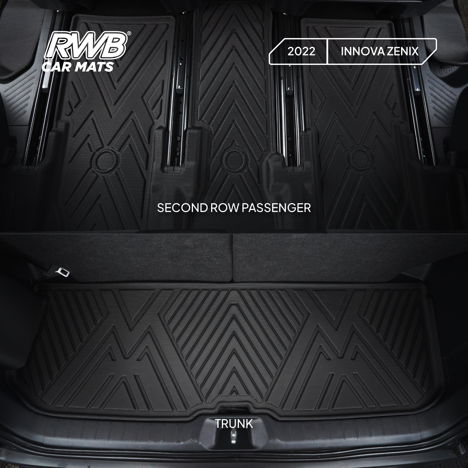 Karpet Mobil Toyota Innova Zenix | TPE 4D Custom Fit Anti Slip Waterproof RWB - Image 8