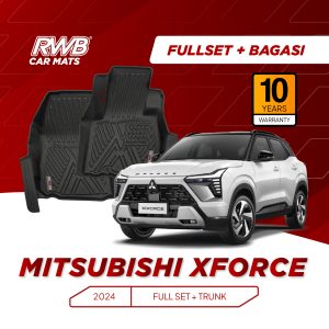 Karpet Mobil Mitsubishi X-Force | TPE 4D Custom Fit Anti Slip Waterproof RWB