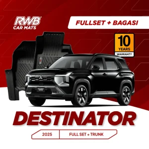 Karpet Mobil Mitsubishi Destinator | TPE 4D Custom Fit Anti Slip Waterproof RWB