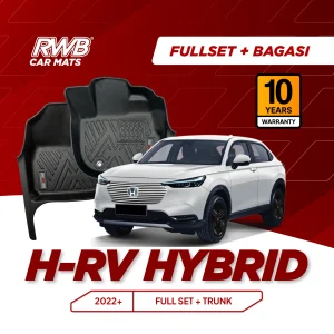 Karpet Mobil Honda HR-V Hybrid 2025-NOW | TPE 4D Custom Fit Anti Slip Waterproof RWB