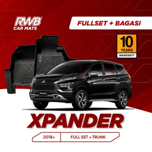Karpet Mobil Mitsubishi Xpander/Xpander Cross | TPE 4D Custom Fit Anti Slip Waterproof RWB